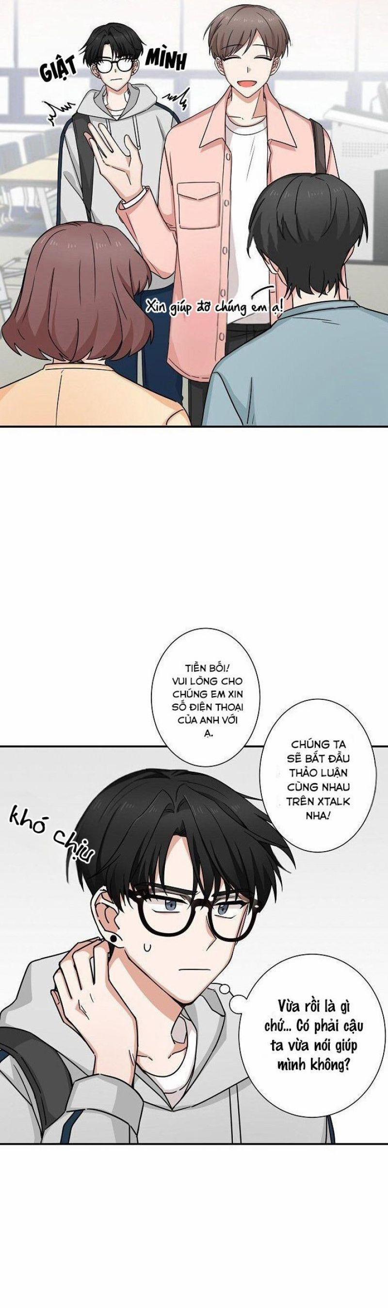 Phải Lòng Tiền Bối Đeo Kính Đáng Yêu 2 trang 34