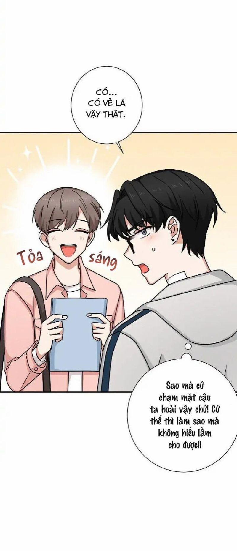 Phải Lòng Tiền Bối Đeo Kính Đáng Yêu 3 trang 9