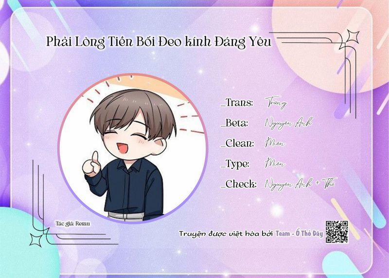 Phải Lòng Tiền Bối Đeo Kính Đáng Yêu 4 trang 0