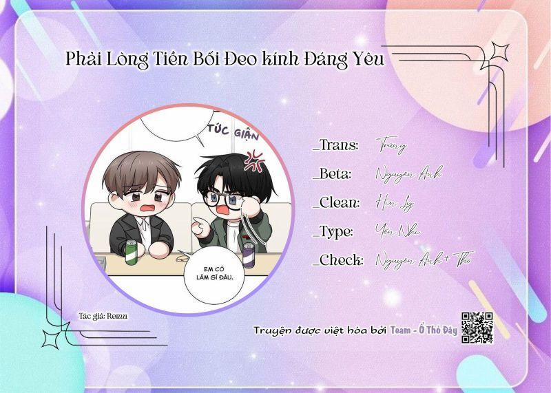 Phải Lòng Tiền Bối Đeo Kính Đáng Yêu 8 trang 0