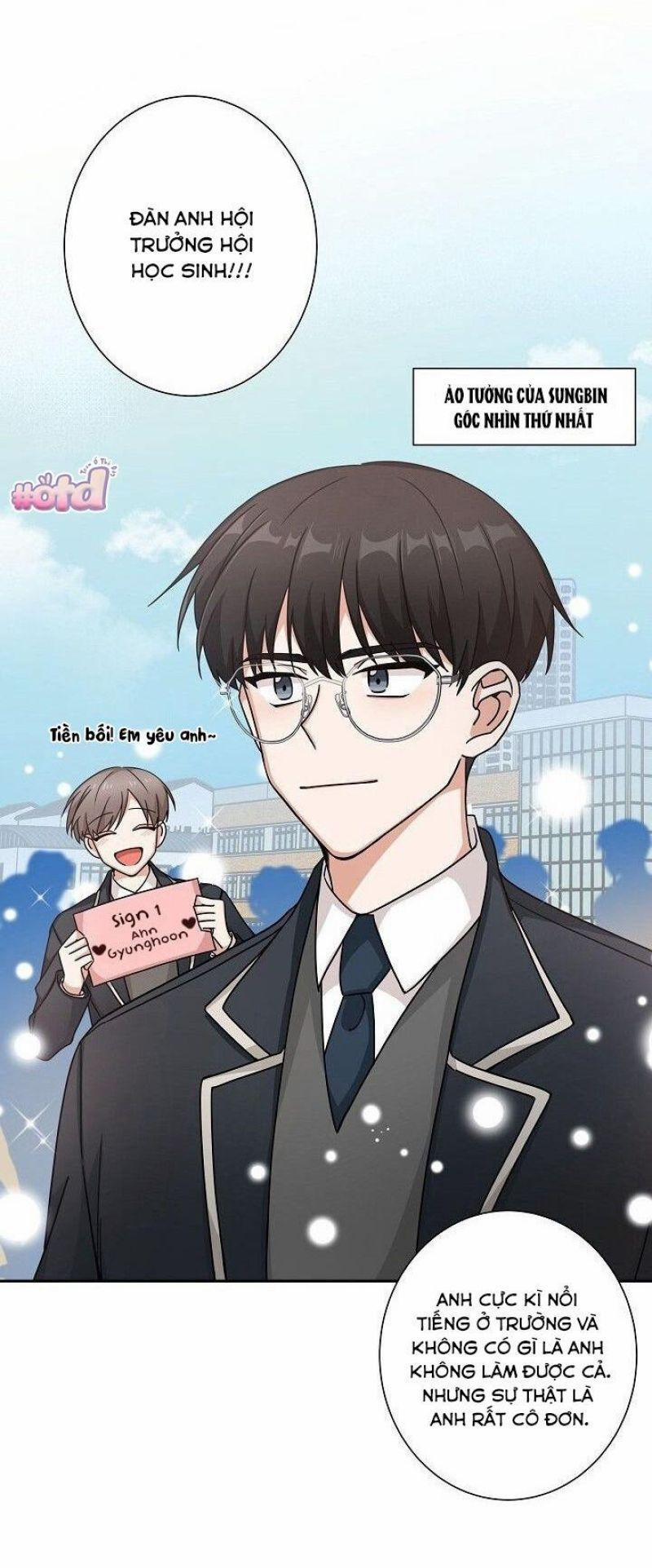 Phải Lòng Tiền Bối Đeo Kính Đáng Yêu 8 trang 13