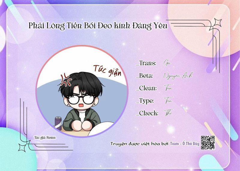 Phải Lòng Tiền Bối Đeo Kính Đáng Yêu 9 trang 0