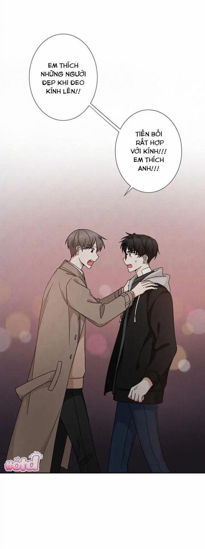 Phải Lòng Tiền Bối Đeo Kính Đáng Yêu 9 trang 36