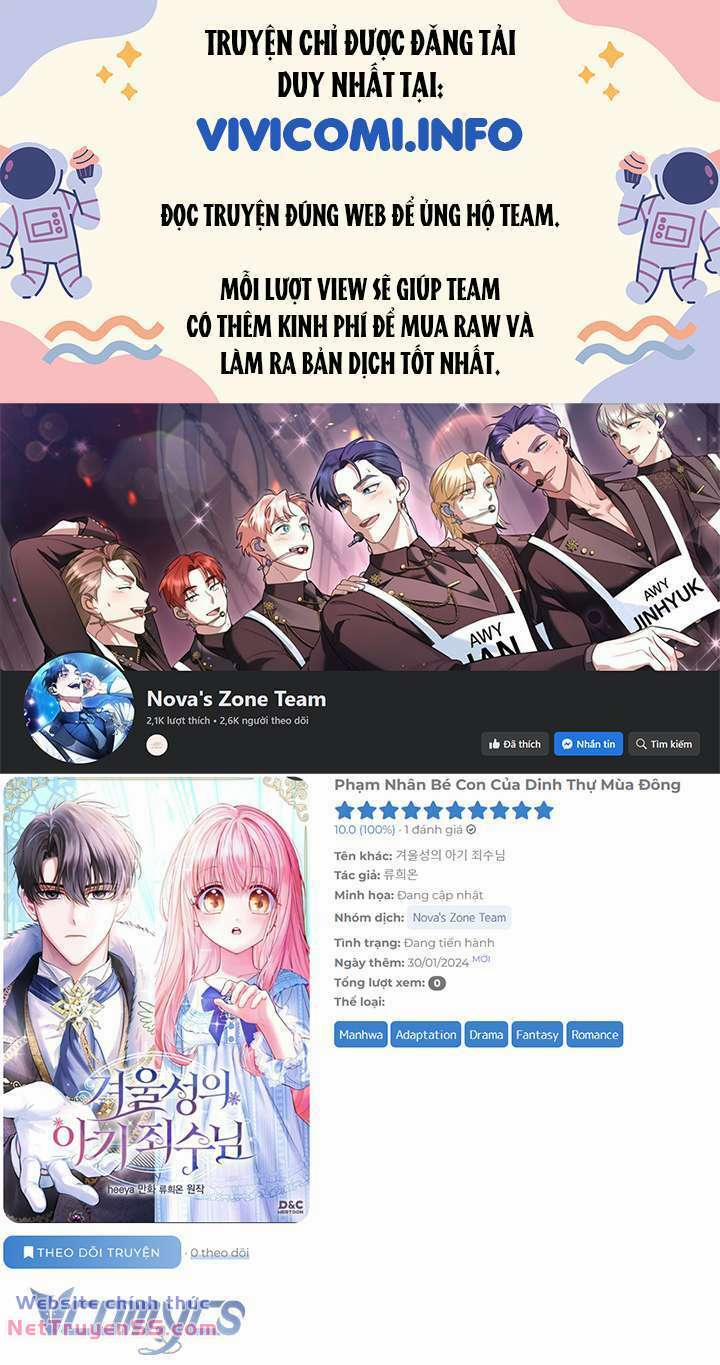 Phạm Nhân Bé Con Của Dinh Thự Mùa Đông 1 trang 0