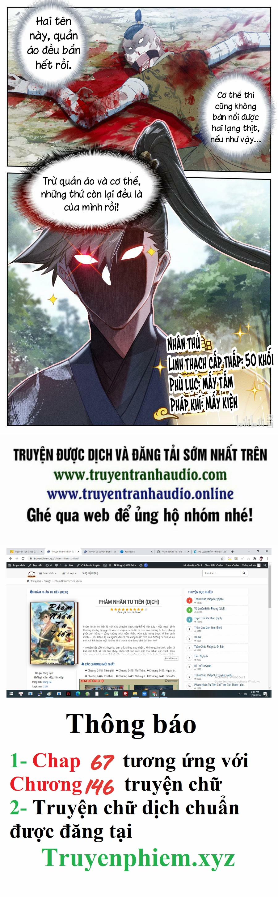 Phàm Nhân Tu Tiên 67 trang 14