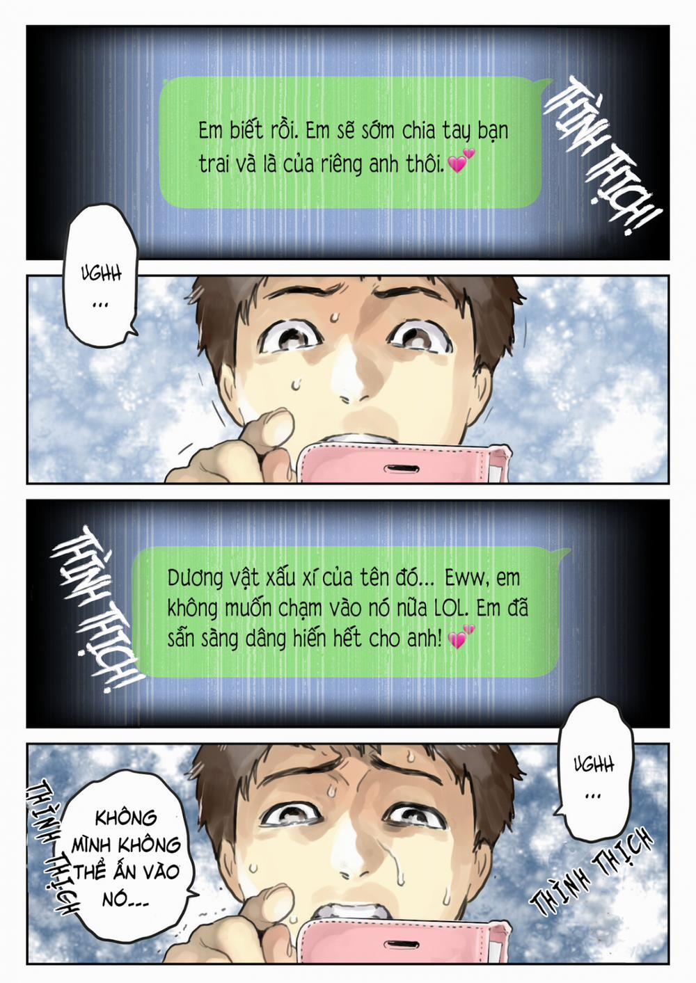 Phát hiện sừng khi xem trộm điện thoại bạn gái (Phần 2) 1 trang 12