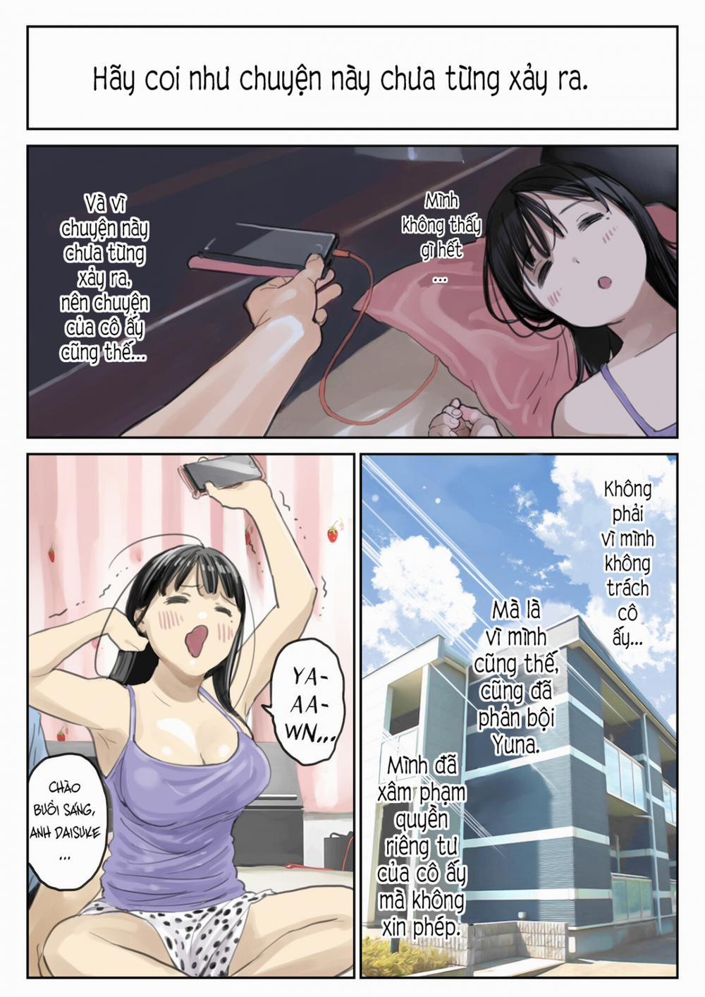 Phát hiện sừng khi xem trộm điện thoại bạn gái (Phần 2) 1 trang 17