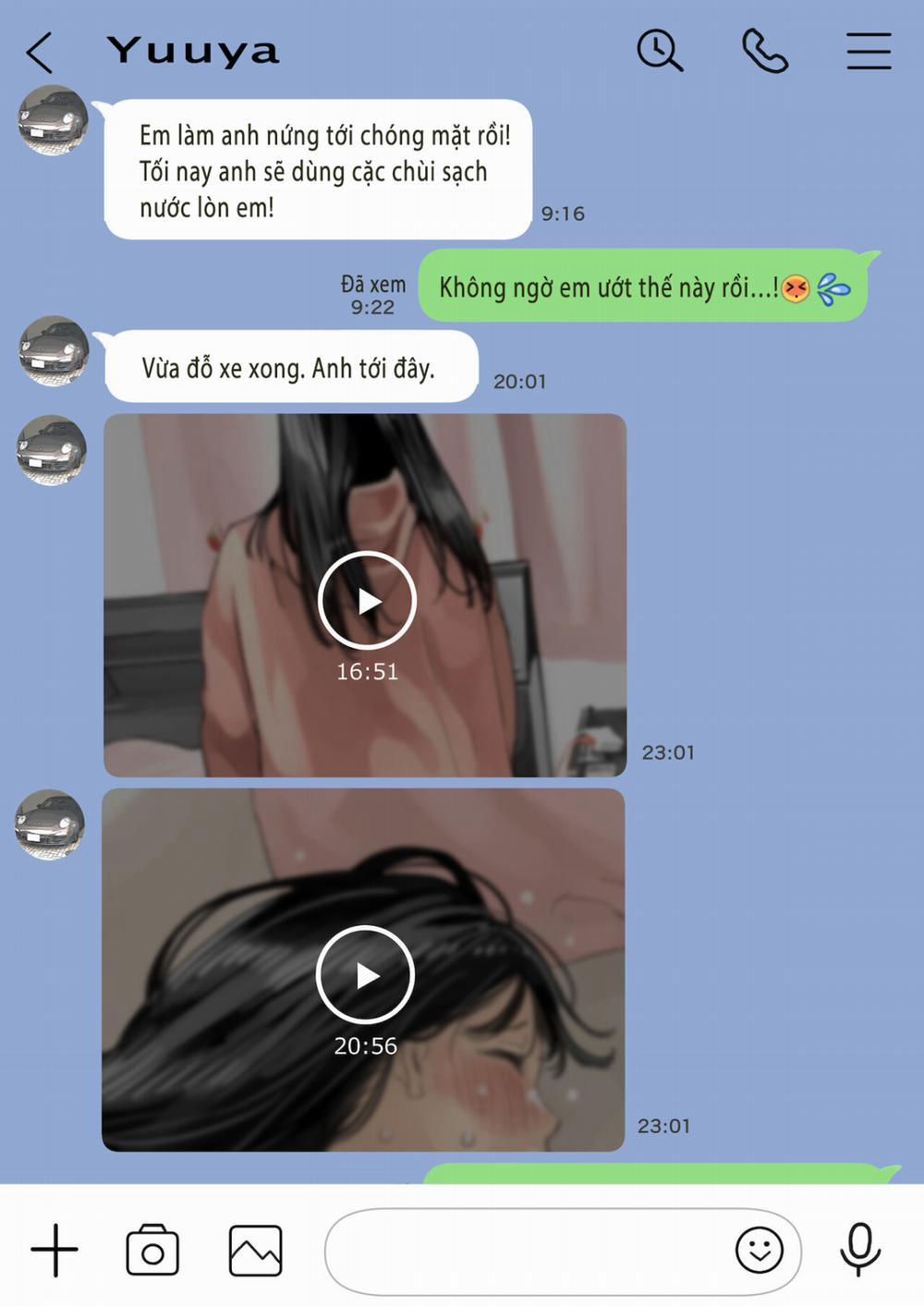 Phát hiện sừng khi xem trộm điện thoại bạn gái (Phần 2) 3 trang 7