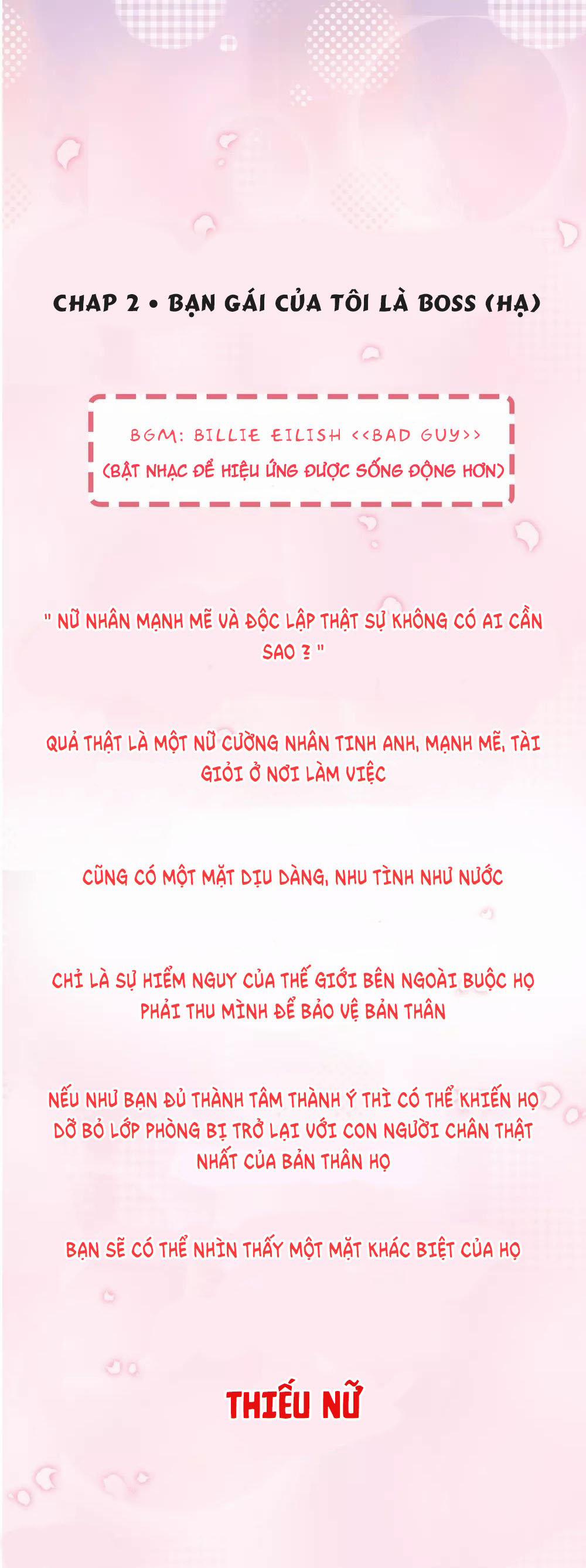 Phụ Nữ Mạnh Mẽ Cũng Muốn Yêu 2 trang 0