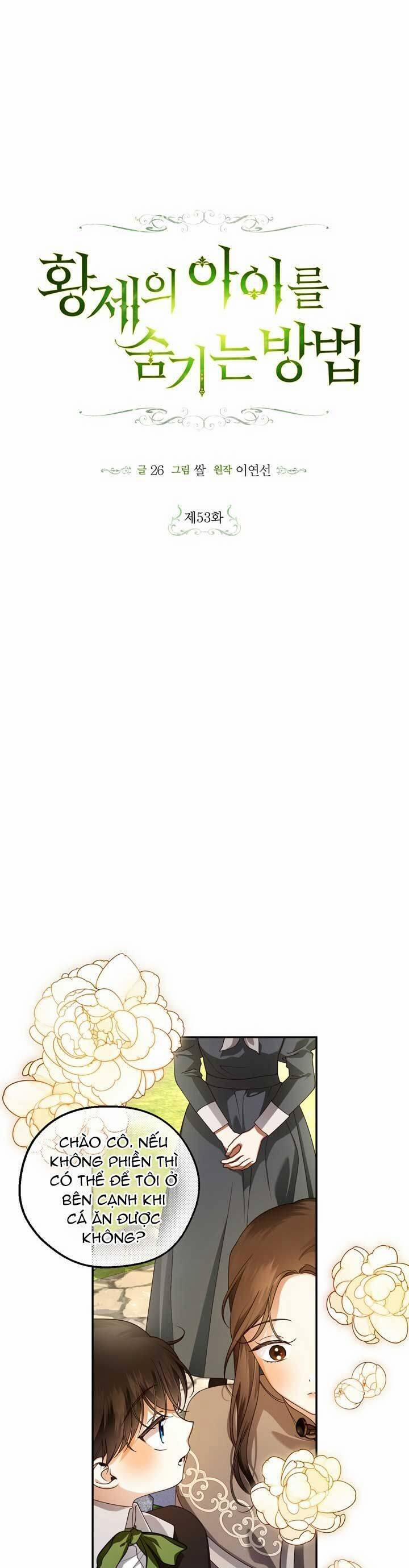 Phương Pháp Che Giấu Đứa Con Của Hoàng Đế 53 trang 3