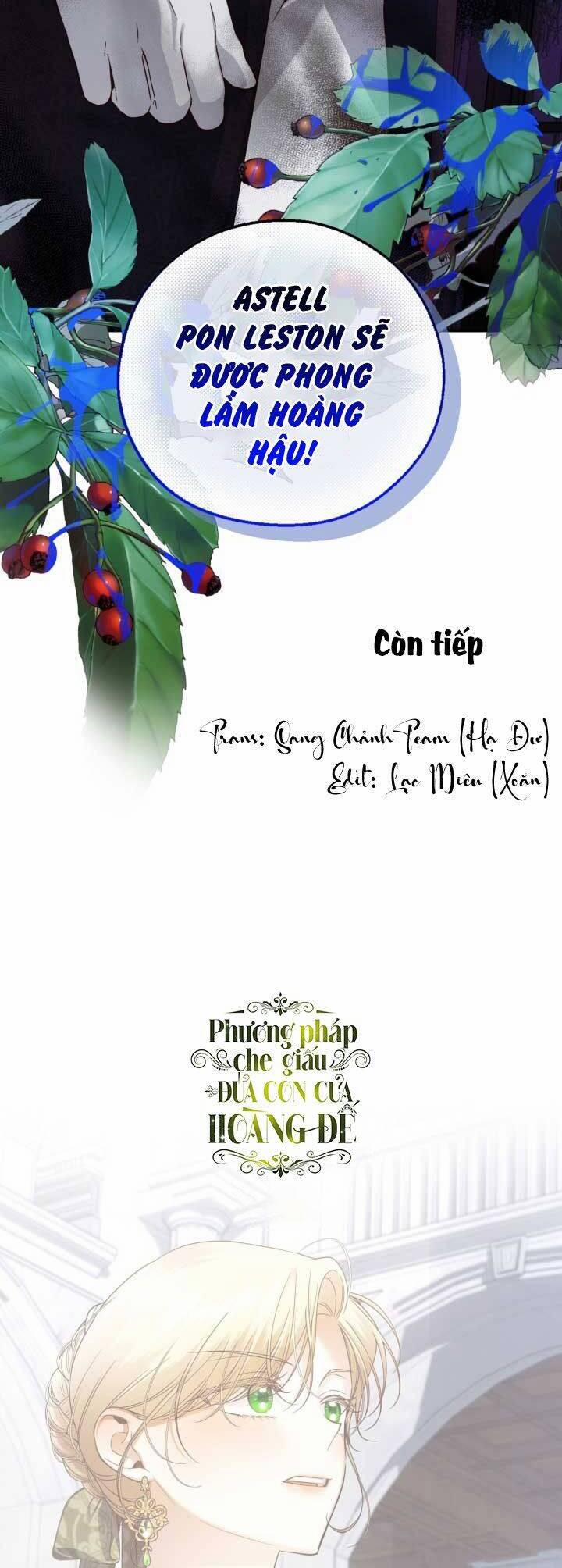 Phương Pháp Che Giấu Đứa Con Của Hoàng Đế 64 trang 40