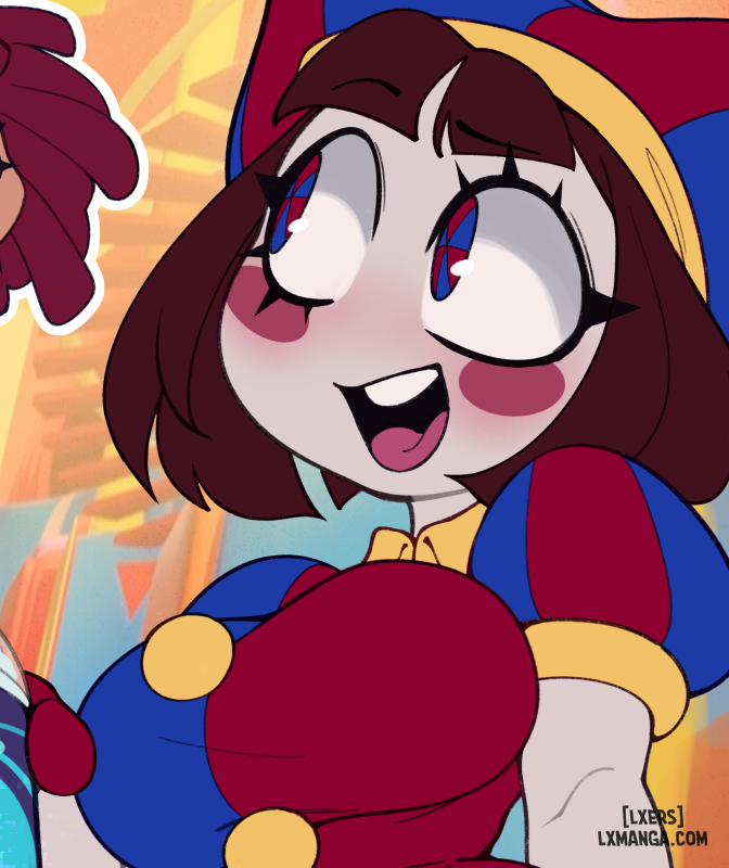 Pomni bị chơi khăm🍆 sketch trang 1