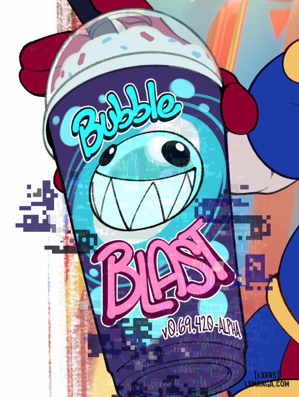 Pomni bị chơi khăm🍆 sketch trang 2