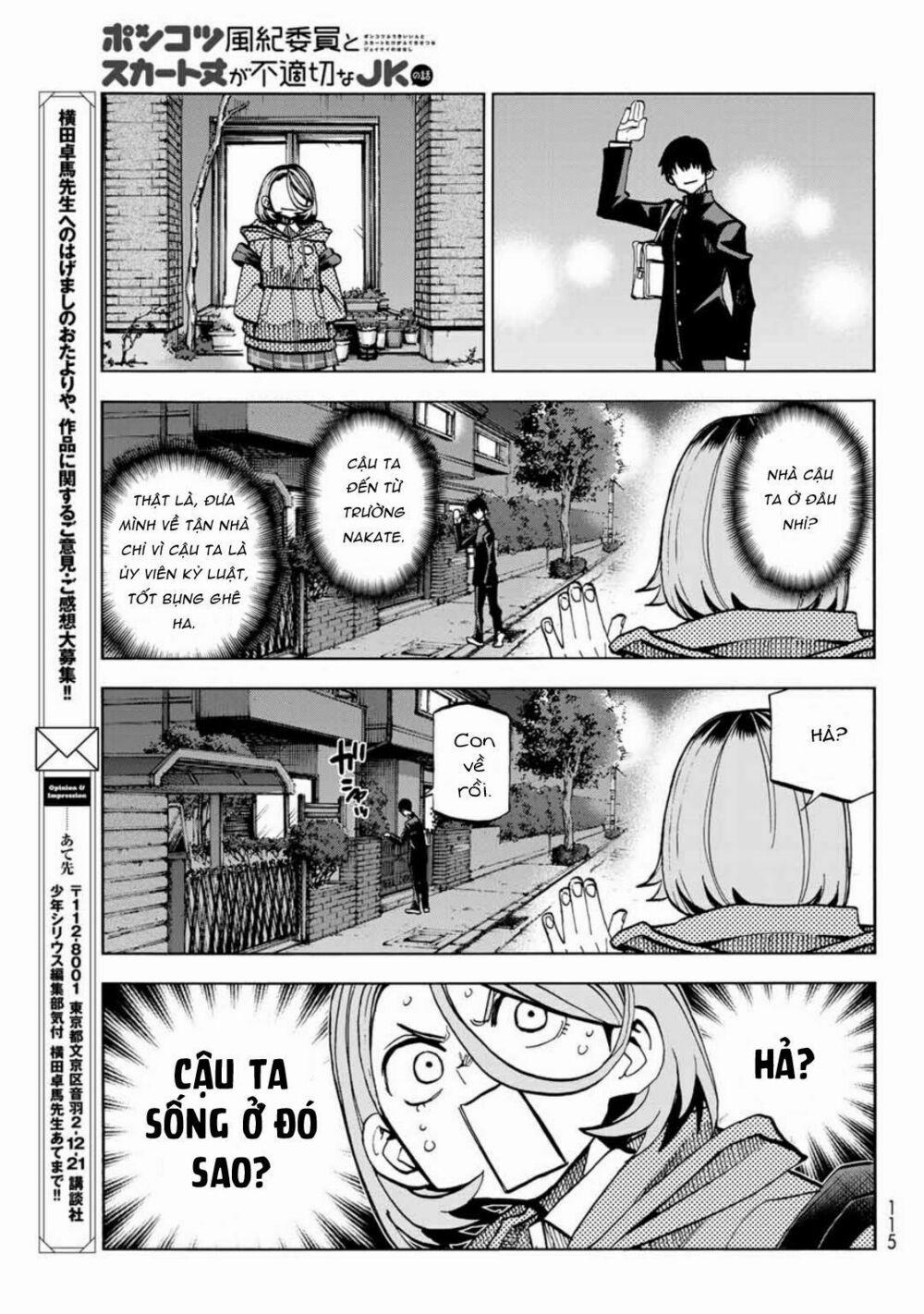 Ponkotsu Fuukiin To Skirt Take Ga Futekisetsu Na Jk No Hanashi 2 trang 18