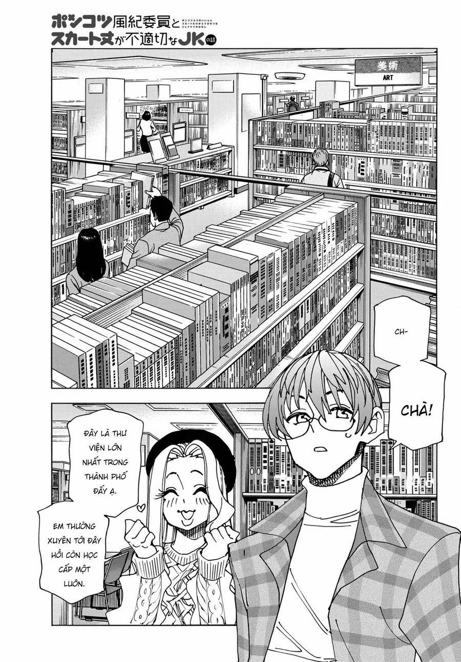 Ponkotsu Fuukiin To Skirt Take Ga Futekisetsu Na Jk No Hanashi 68 trang 14