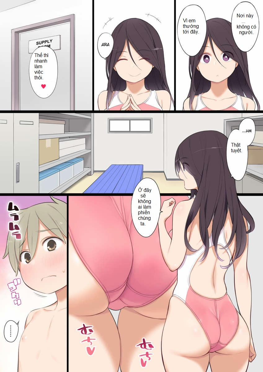 Pool de Deatta Oneesan to Ecchi na Kankei ni Nacchau Ohanashi Oneshot [Full Color] trang 13