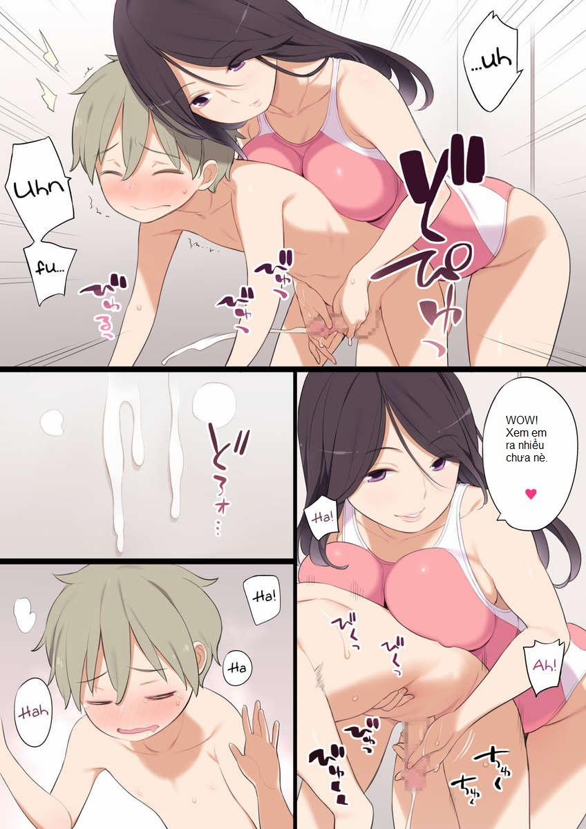 Pool de Deatta Oneesan to Ecchi na Kankei ni Nacchau Ohanashi Oneshot [Full Color] trang 9