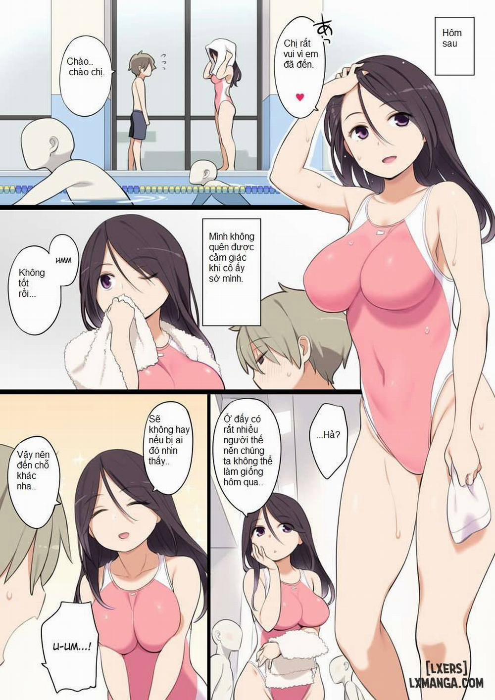Pool de Deatta Oneesan to Ecchi na Kankei ni Nacchau Ohanashi Oneshot trang 12