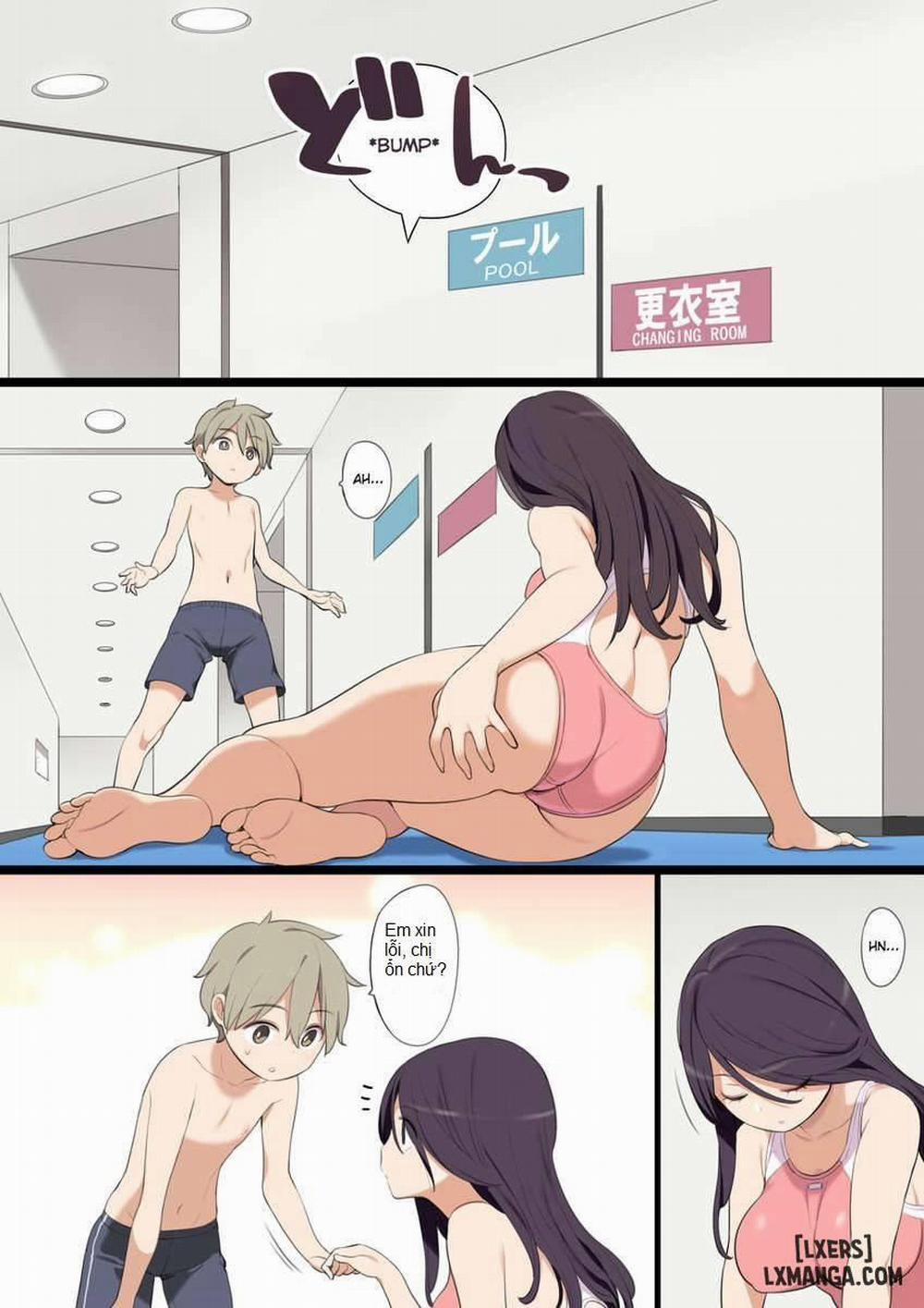 Pool de Deatta Oneesan to Ecchi na Kankei ni Nacchau Ohanashi Oneshot trang 2