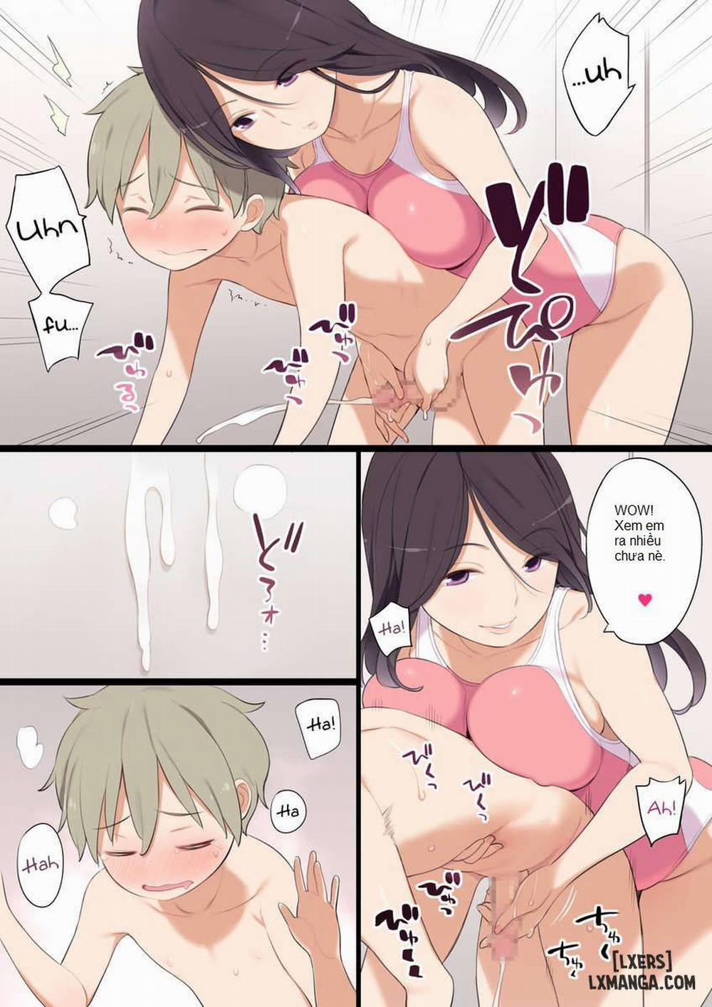 Pool de Deatta Oneesan to Ecchi na Kankei ni Nacchau Ohanashi Oneshot trang 9