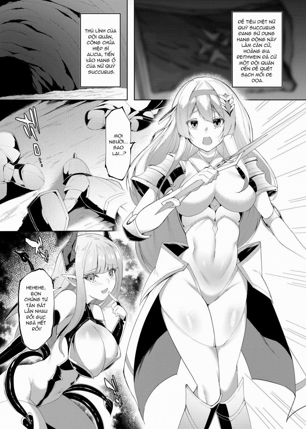 Princess Fetishism ―Câu chuyện về một nàng công chúa hiệp sĩ bị một con quỷ huấn luyện chân và nách và trở thành một con quỷ biến thái.― 1 trang 1