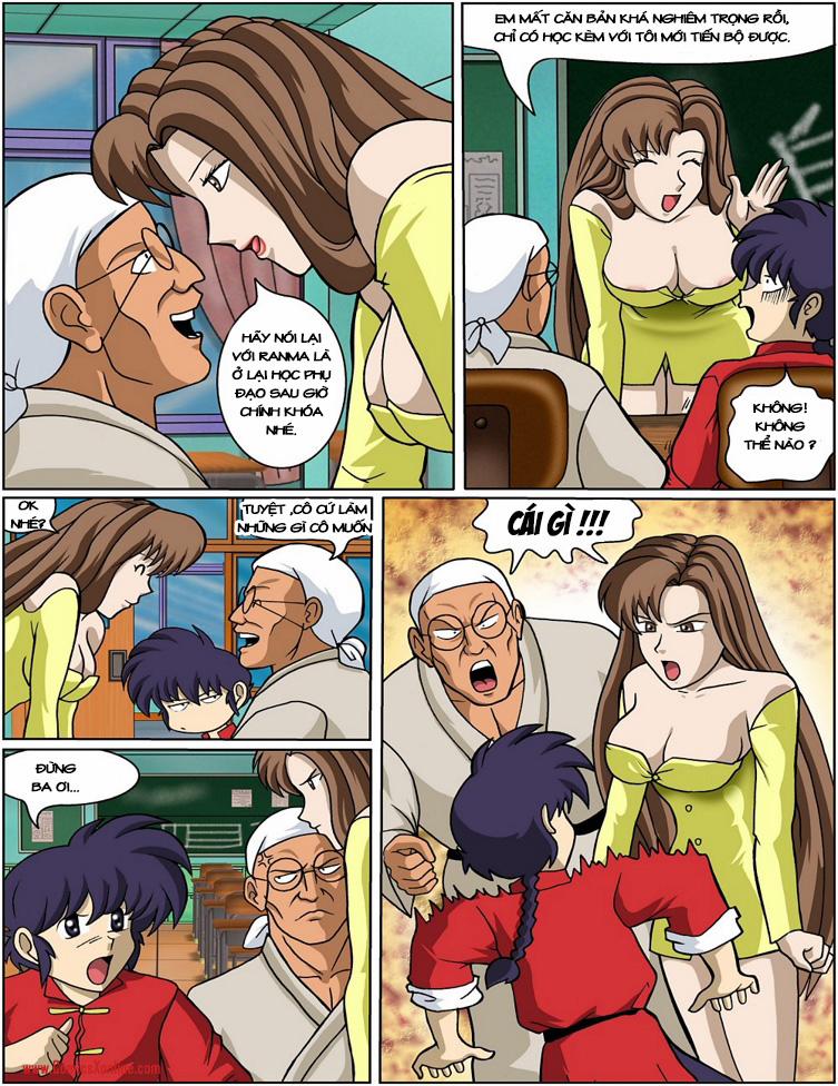 Private Tutor Hinako (Ranma 1/2) Oneshot [Full Color] trang 7