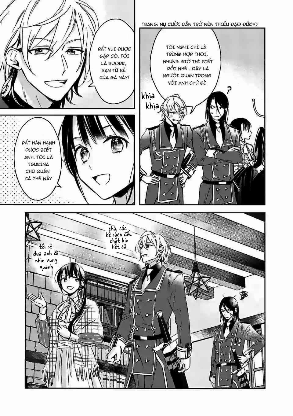 Quán Cà Phê Sách Của Vị Cứu Tinh Ở Một Thế Giới Khác 5 trang 11