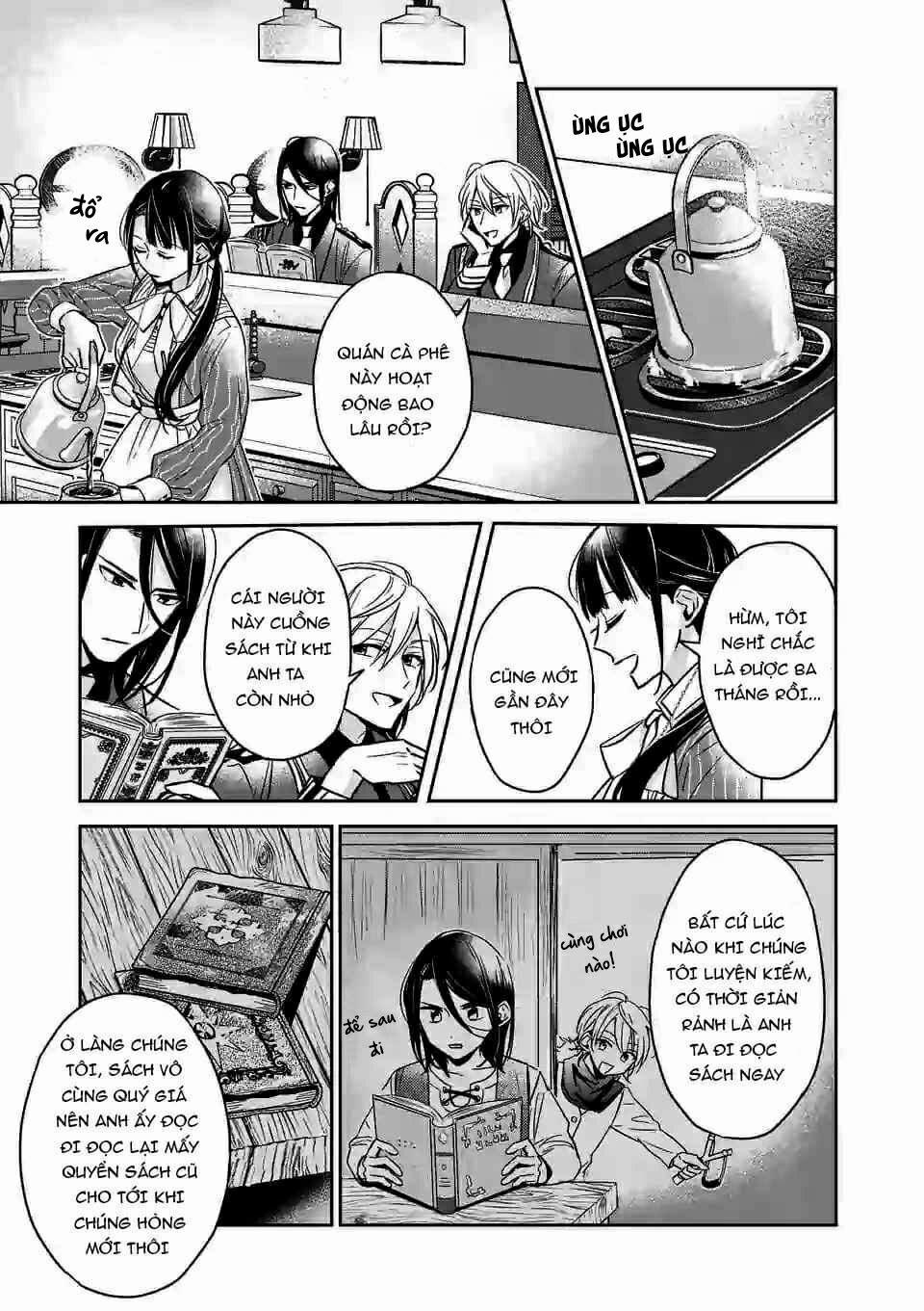 Quán Cà Phê Sách Của Vị Cứu Tinh Ở Một Thế Giới Khác 5 trang 13