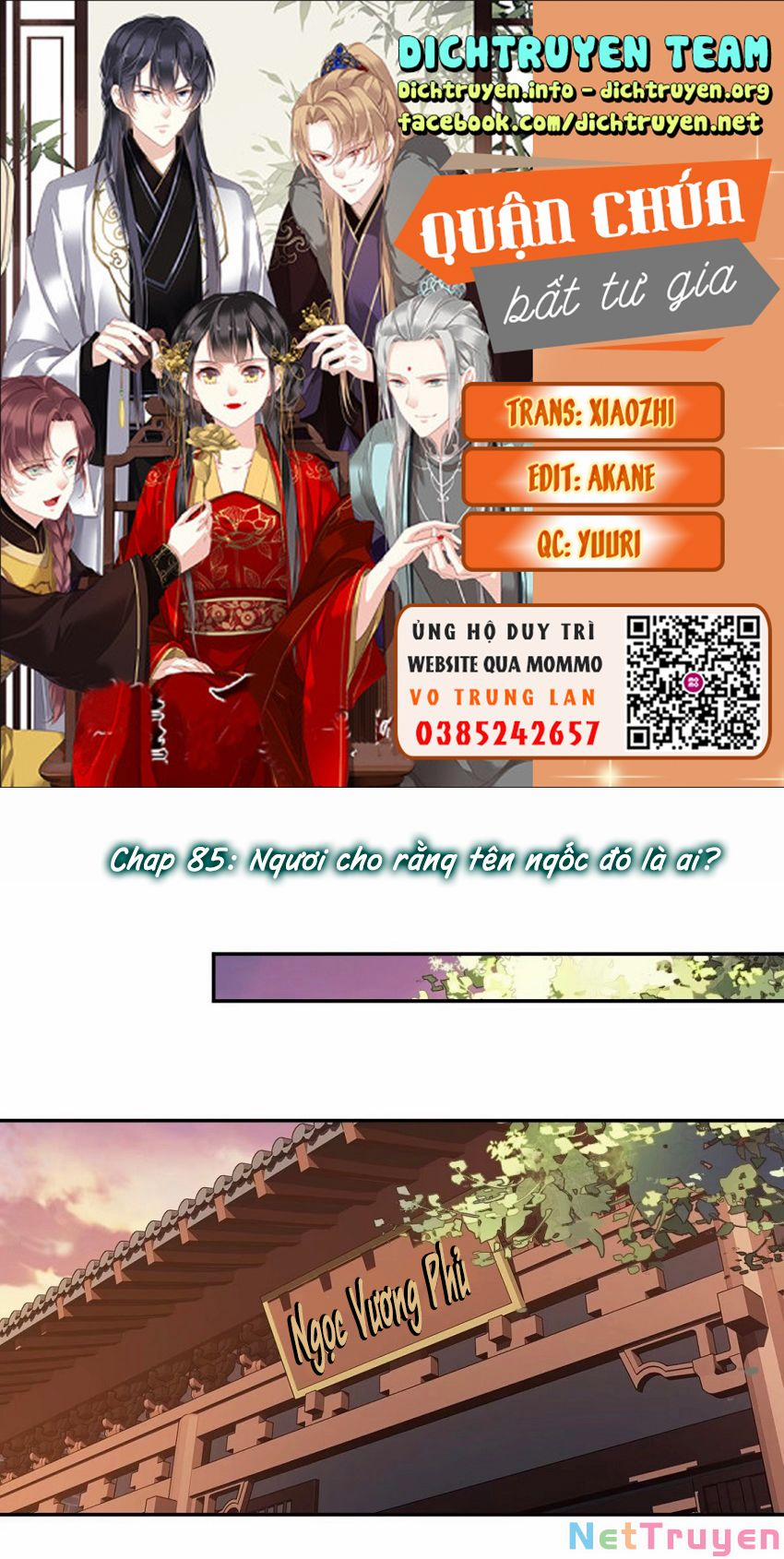 Quận Chúa Bất Tư Gia 85 trang 0