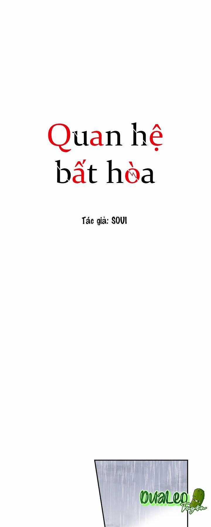 Quan Hệ Bất Hòa 2 trang 0