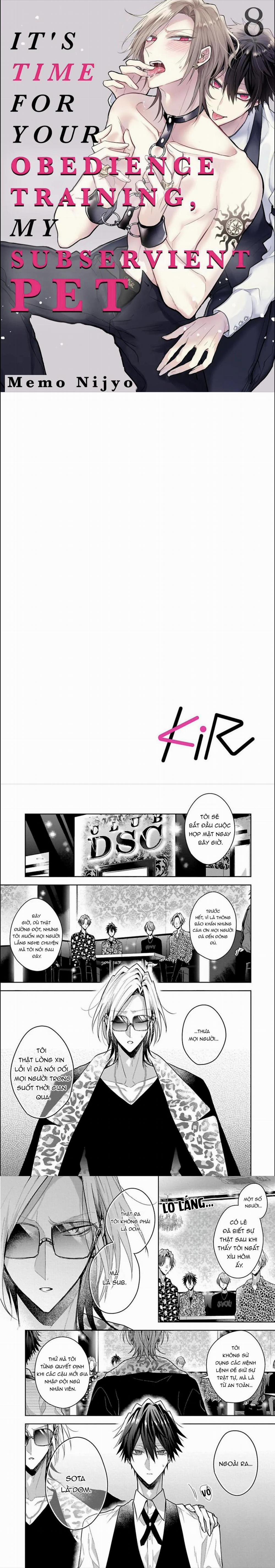 Quý Ngài Sub, Đến Giờ Huấn Luyện Rồi 8.1 trang 0