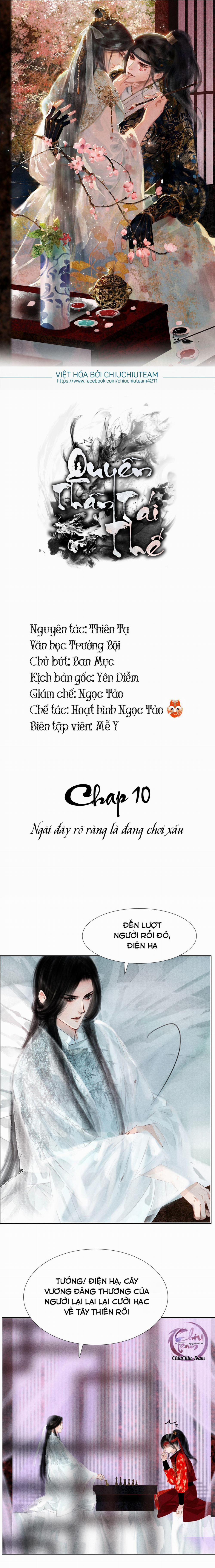 Quyền Thần Tái Thế 10 trang 0