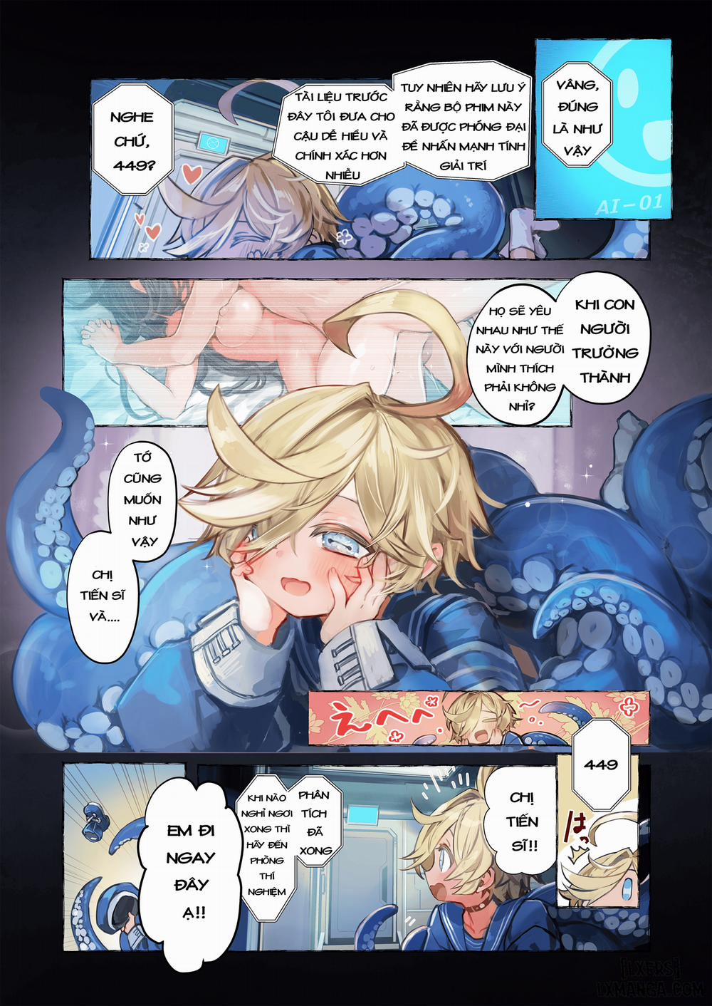 Re;BAKE ～Chị tiến sĩ! Làm ơn hãy giao phối với em～ 1 trang 8