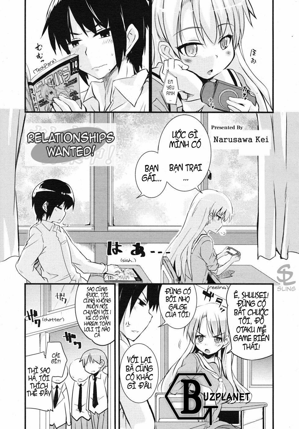 Relationship Wanted Oneshot trang 0