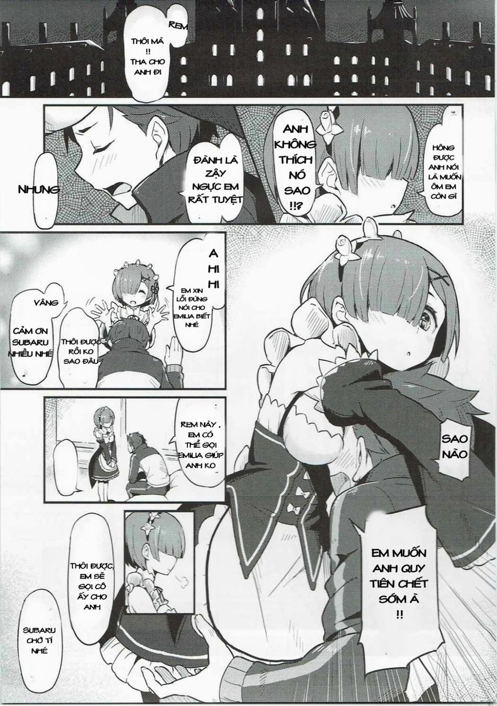 Rem no Emilia Kuttsuke Daisakusen (Re:Zero kara Hajimeru Isekai Seikatsu) Oneshot trang 0