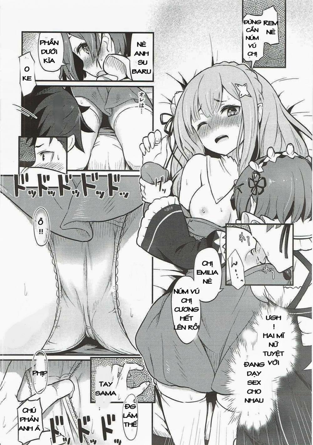 Rem no Emilia Kuttsuke Daisakusen (Re:Zero kara Hajimeru Isekai Seikatsu) Oneshot trang 11