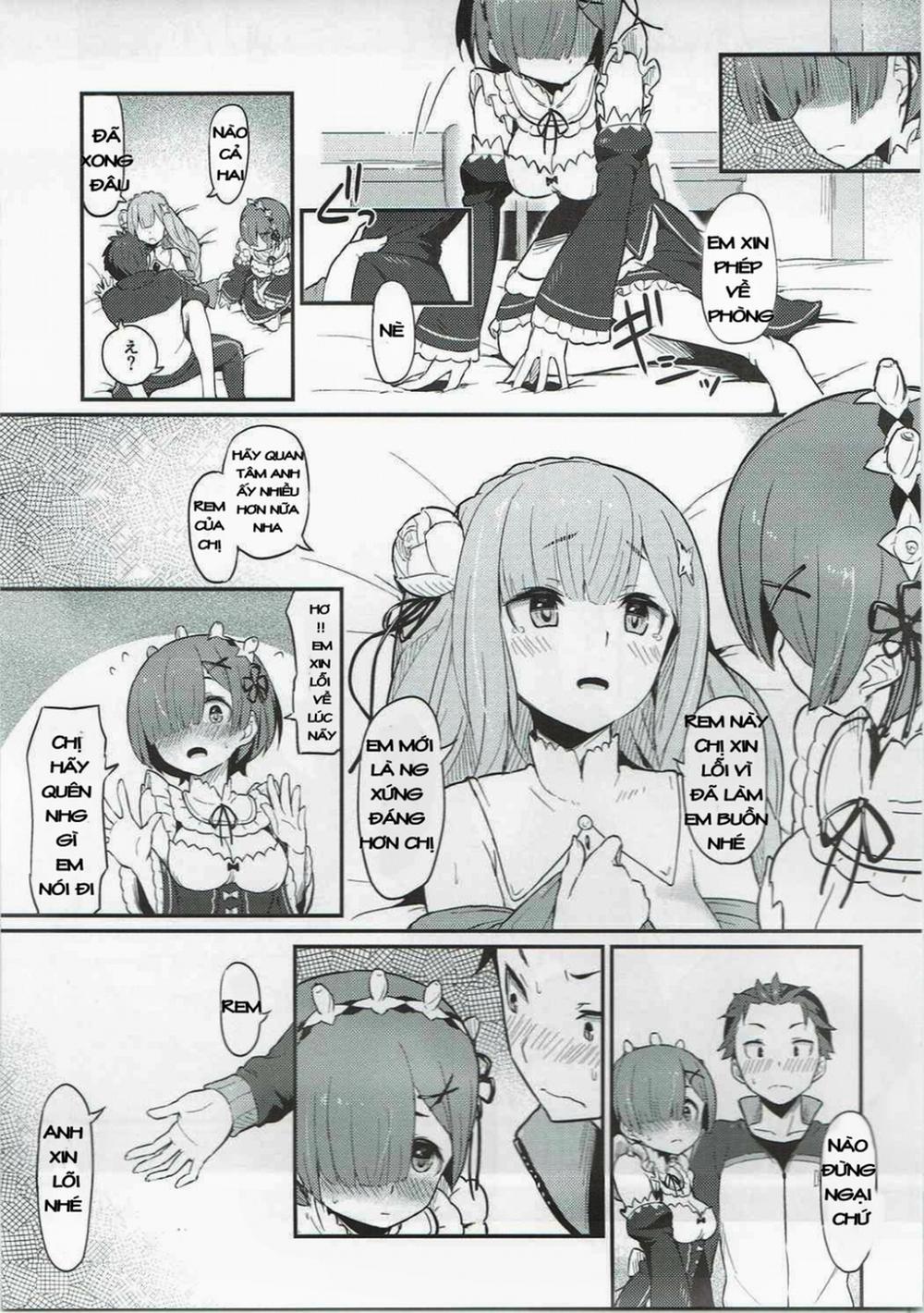 Rem no Emilia Kuttsuke Daisakusen (Re:Zero kara Hajimeru Isekai Seikatsu) Oneshot trang 18