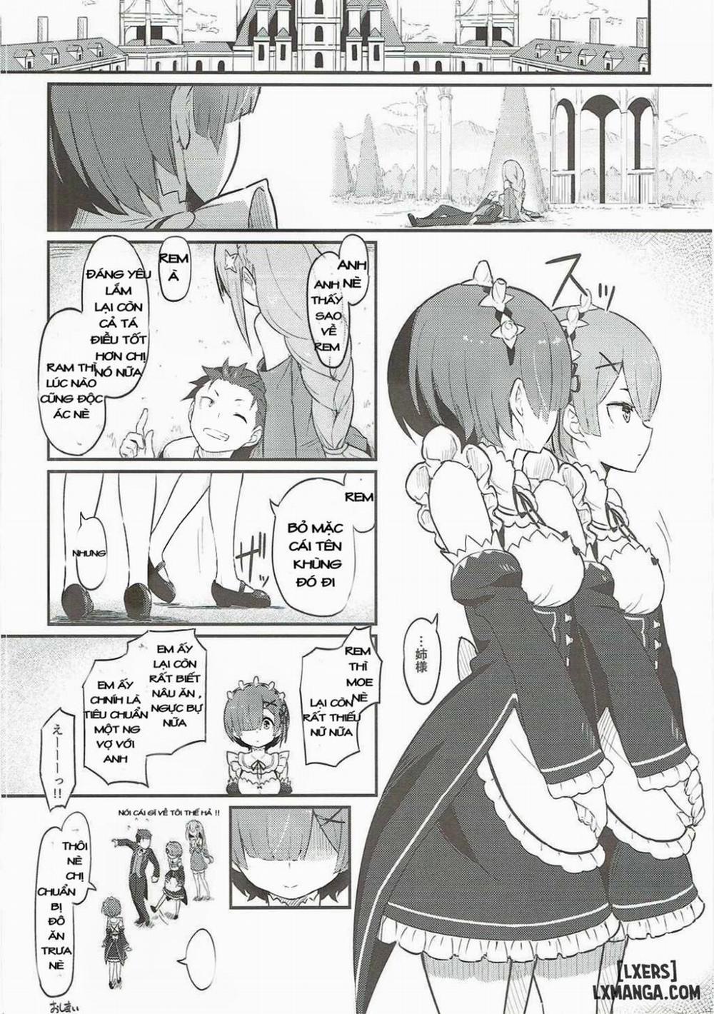 Rem no Emilia Kuttsuke Daisakusen Oneshot trang 24