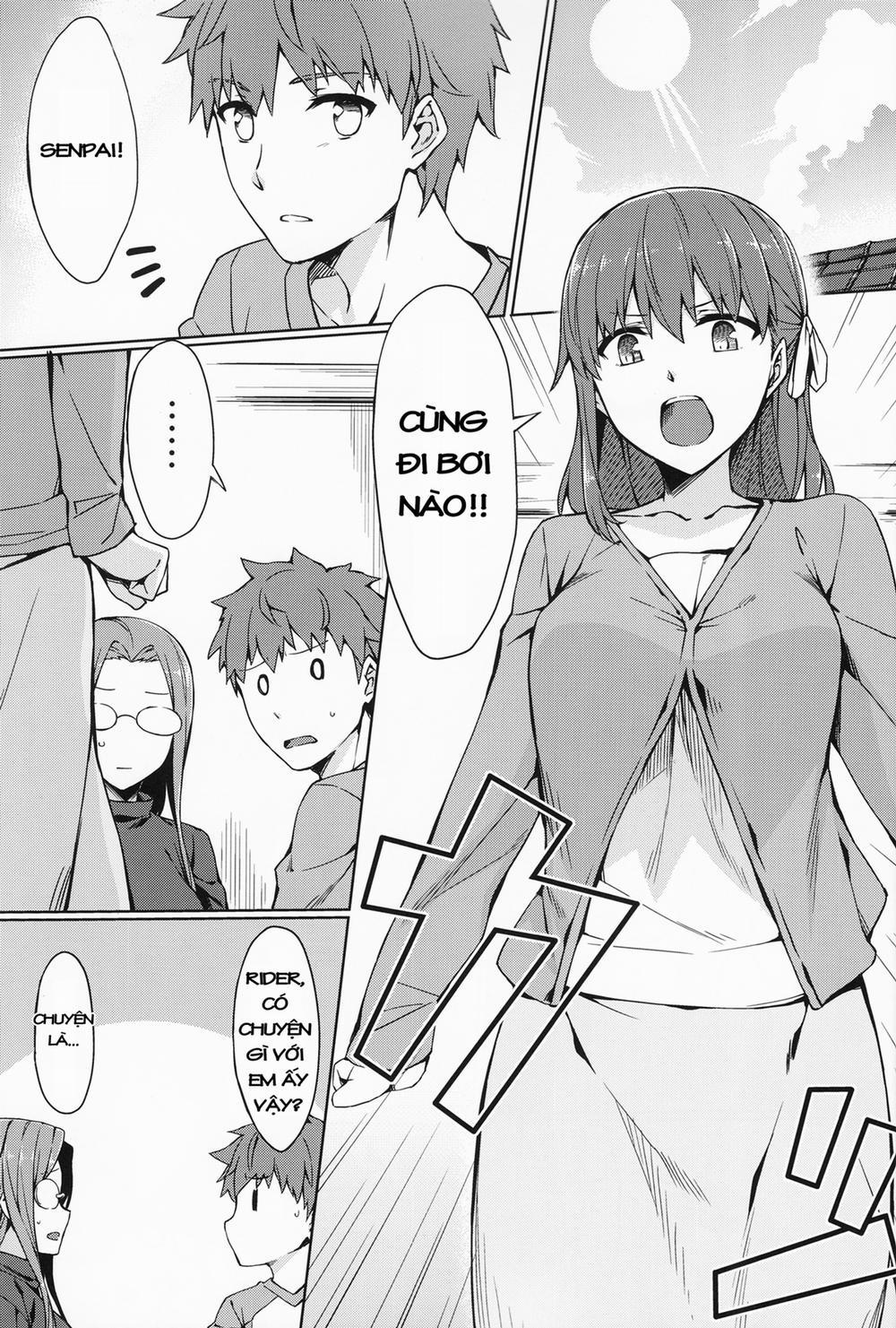 Rider-San To Kyouei Mizugi. (Fate Stay Night) Oneshot trang 2