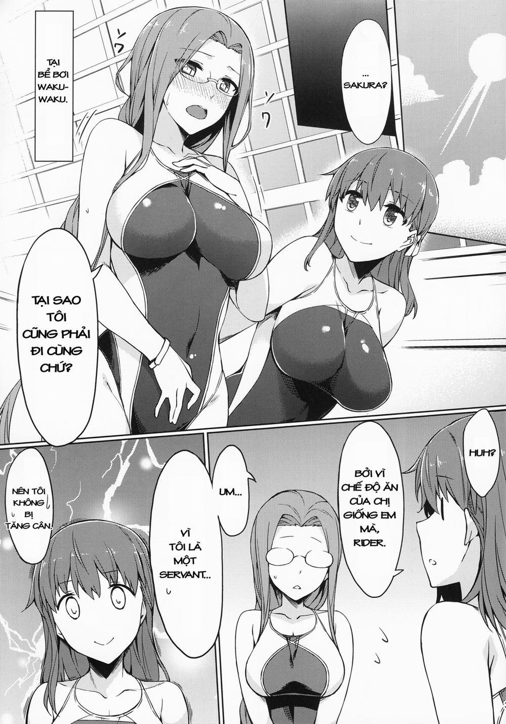 Rider-San To Kyouei Mizugi. (Fate Stay Night) Oneshot trang 4