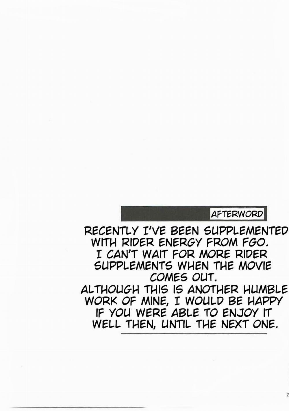 Rider-San To Love Hotel. (Fate Stay Night) Oneshot trang 24