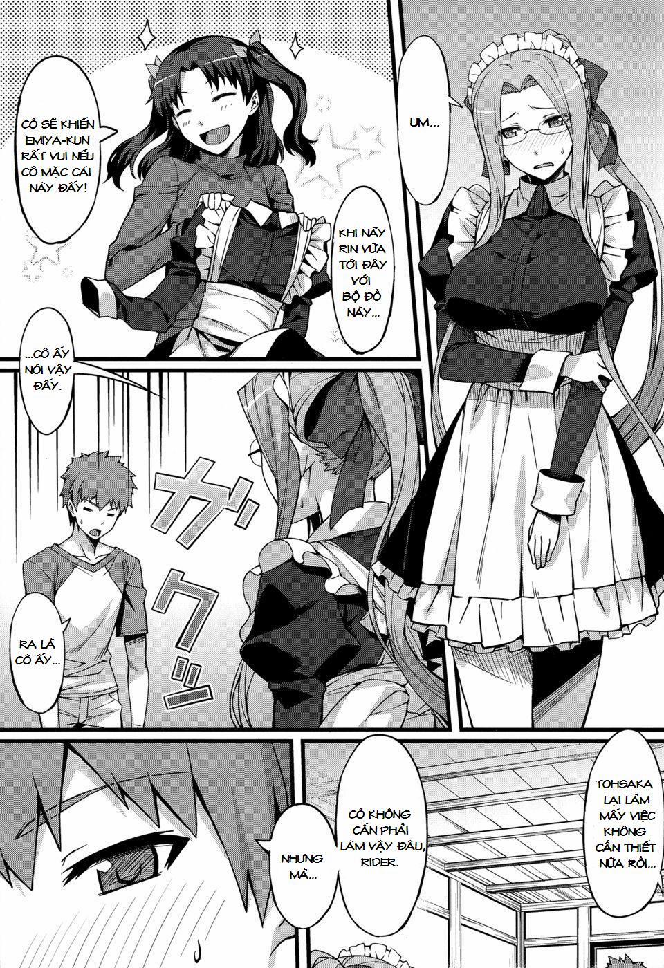Rider-San To Maid Fuku. (Fate Stay Night) Oneshot trang 6