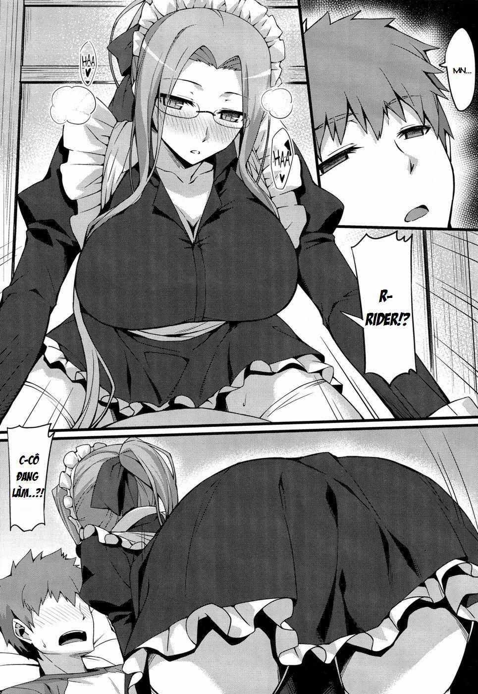 Rider-San To Maid Fuku. (Fate Stay Night) Oneshot trang 8
