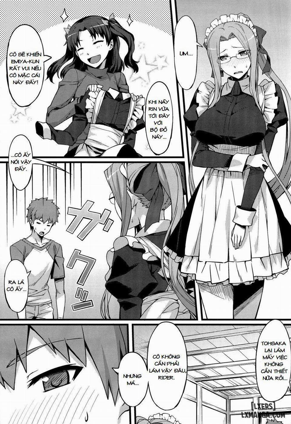 Rider-San To Maid Fuku Oneshot trang 6