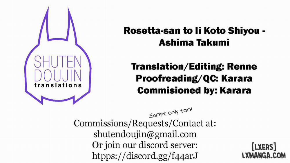 Rosetta-san to Ii Koto Shiyou Oneshot trang 20