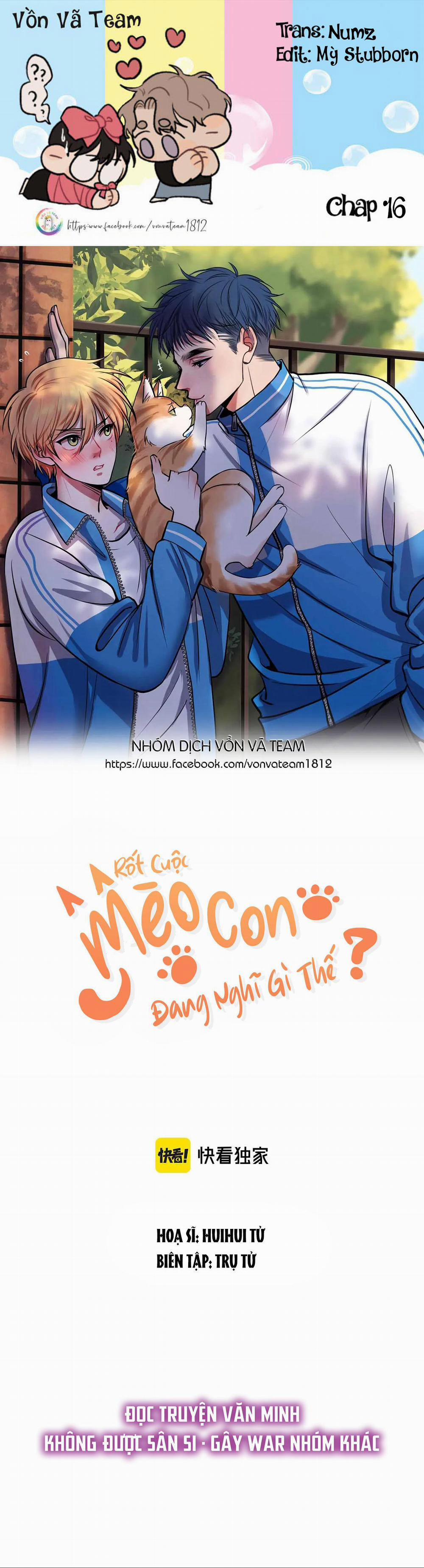 Rốt Cuộc Mèo Con Đang Nghĩ Gì Thế? 16 trang 0