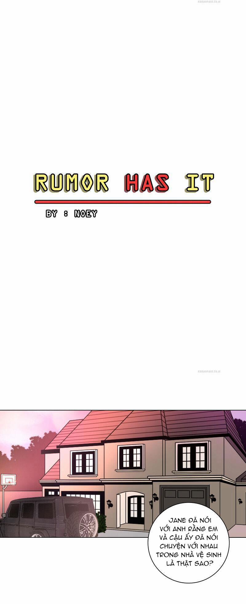 Rumor Has It 26 trang 0