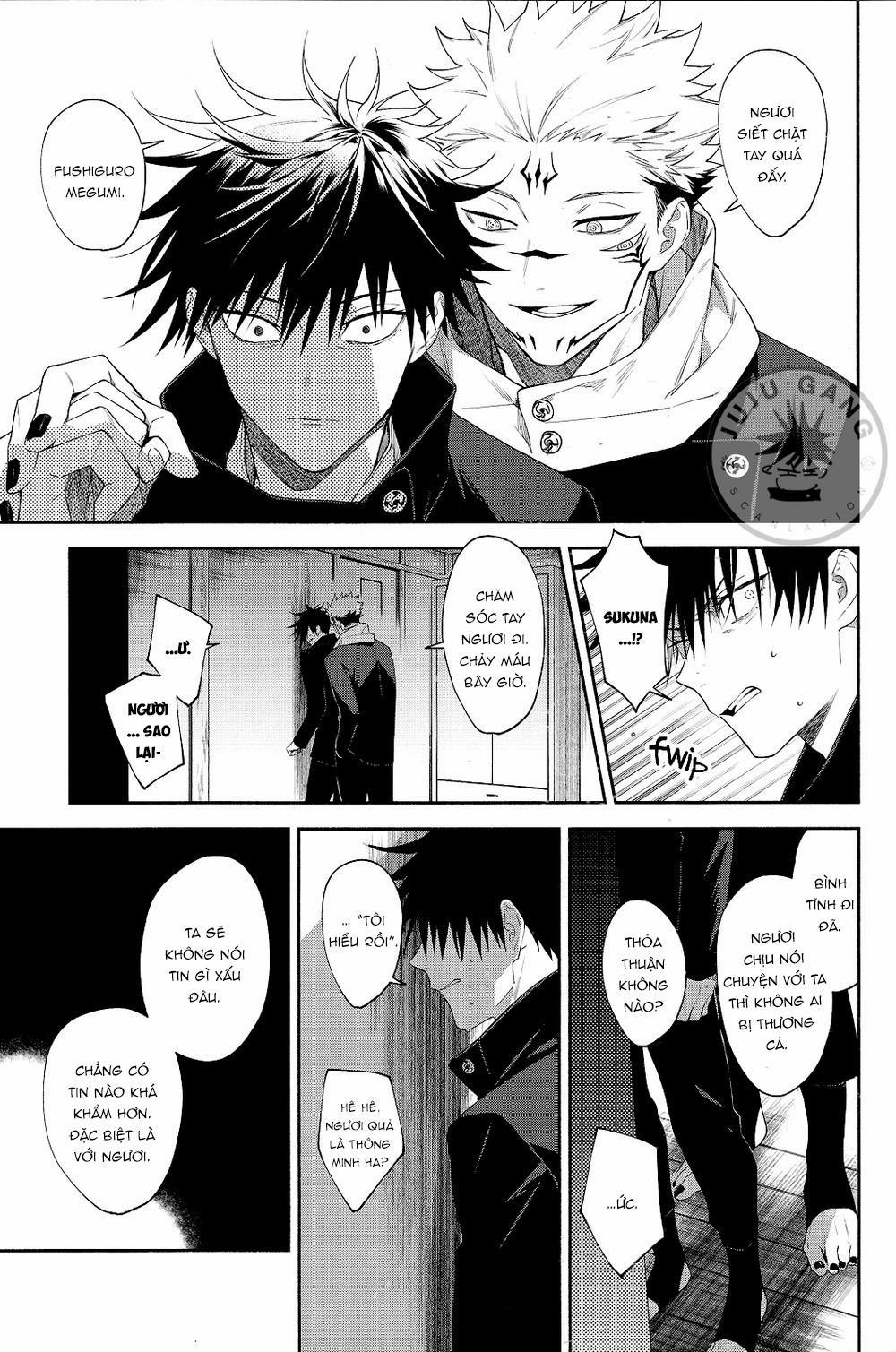 Ryoumen Sukuna x Fushiguro Megumi 3 trang 8