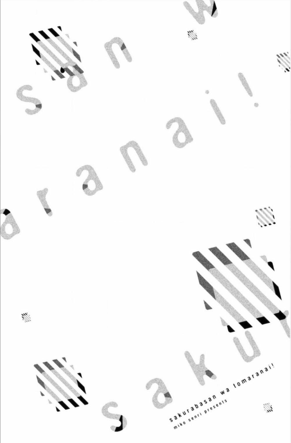 Sakuraba-San Wa Tomaranai! 6 trang 3