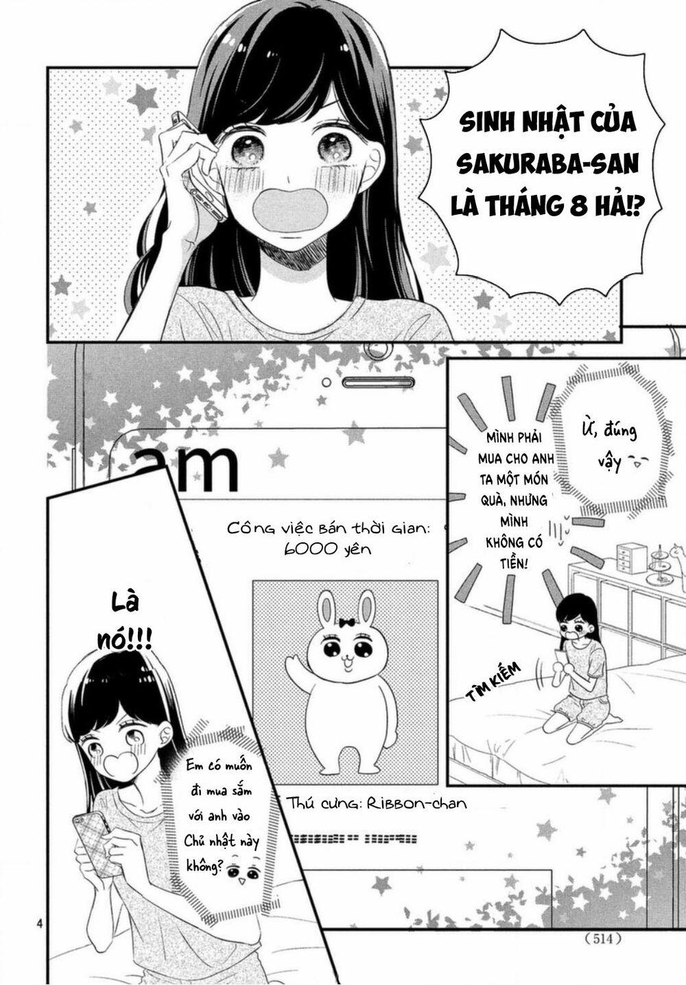 Sakuraba-San Wa Tomaranai! 7 trang 4